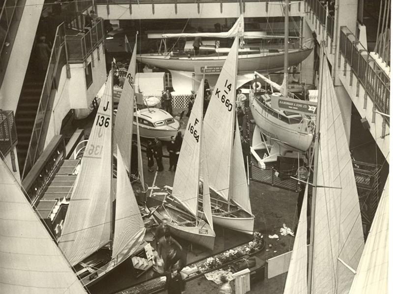 Photo from The Boat Show in 1955