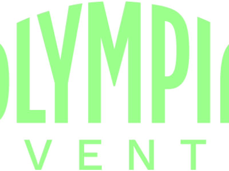 Olympia events logo in green