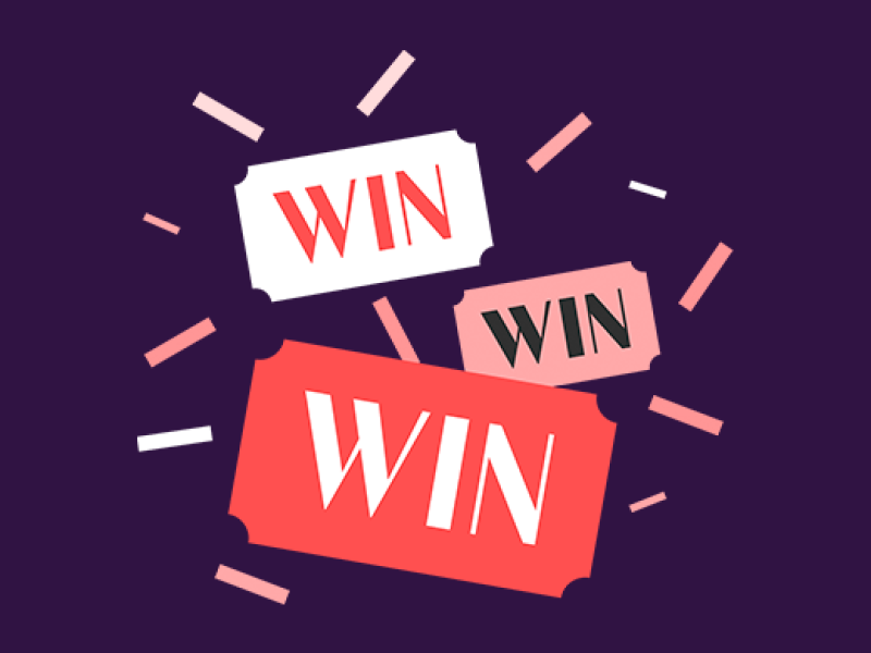 Graphic of win icons.