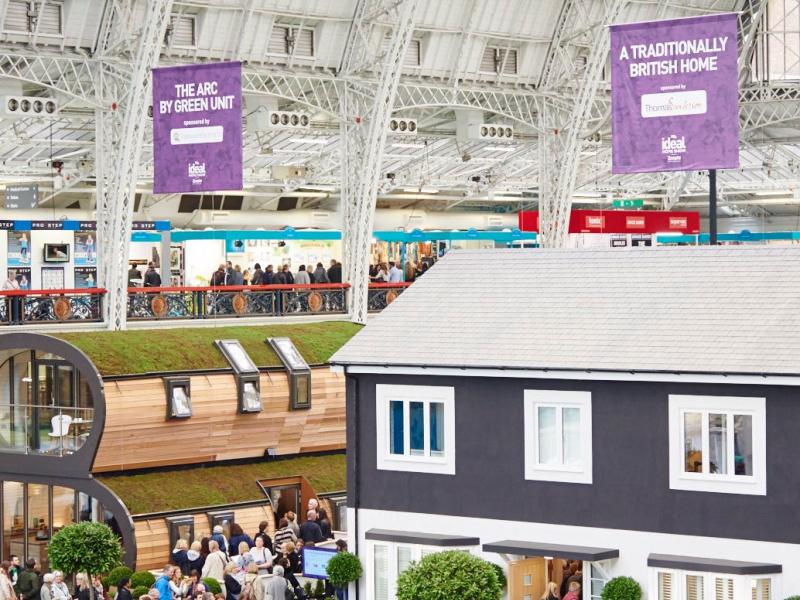 A shot taken at the Ideal Home Show.