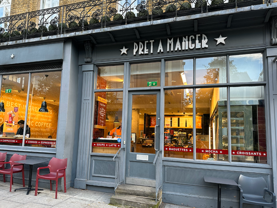 Pret A Manger exterior