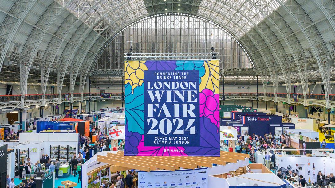 A vibrant scene from the London Wine Fair 2024 showcasing top wine destinations and attractions.