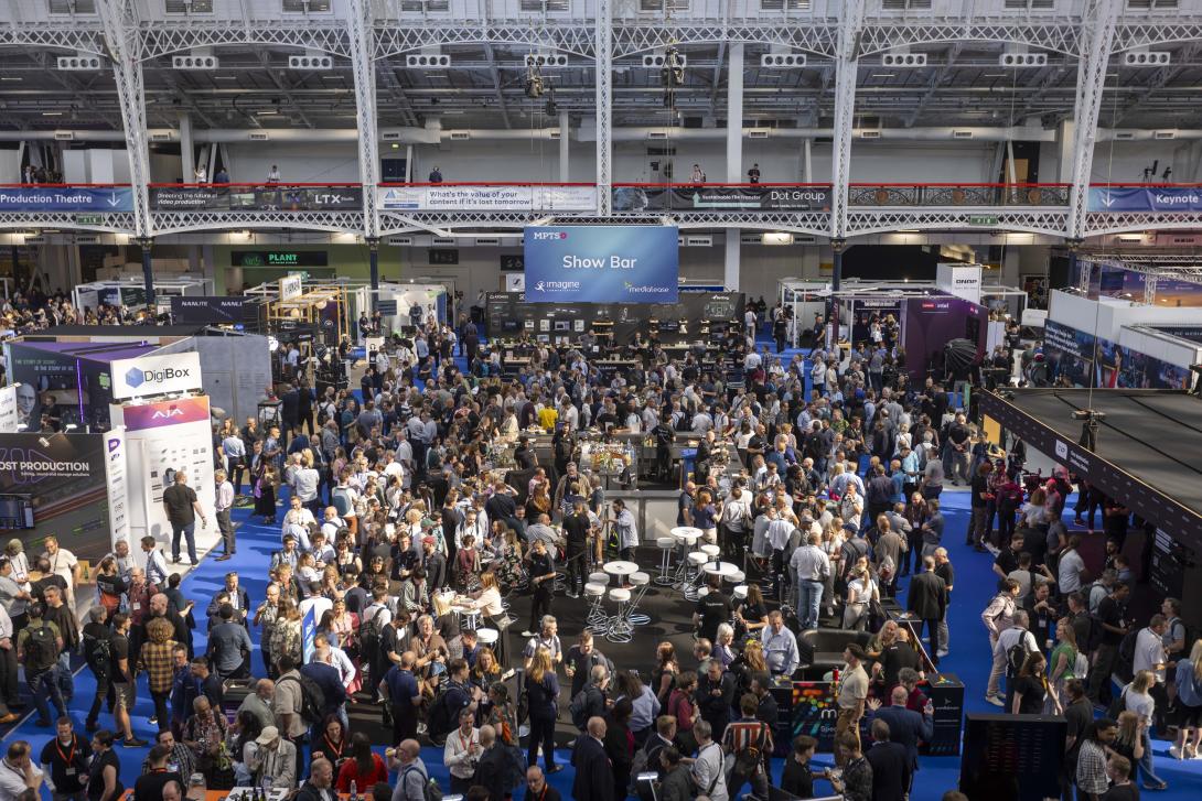 Crowds of visitors at MPTS