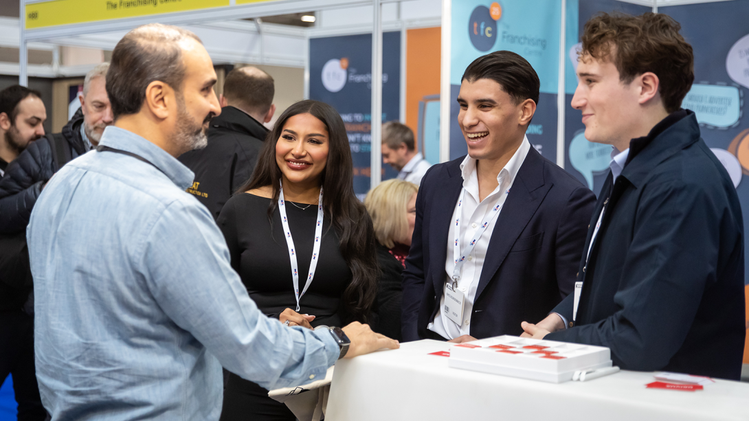 A group of people networking